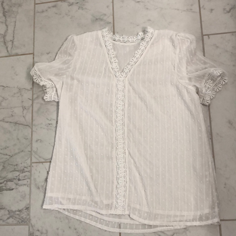 White Blouse with pretty detail